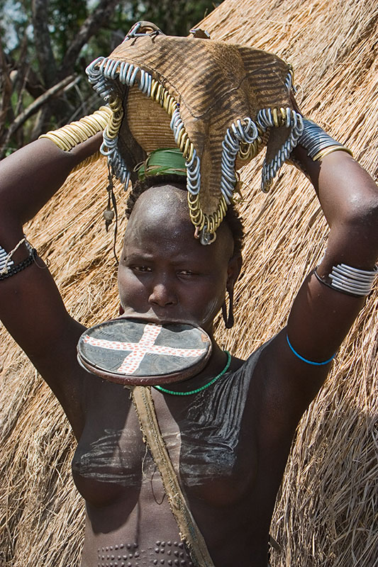 61   Woman from the Mursi tribe